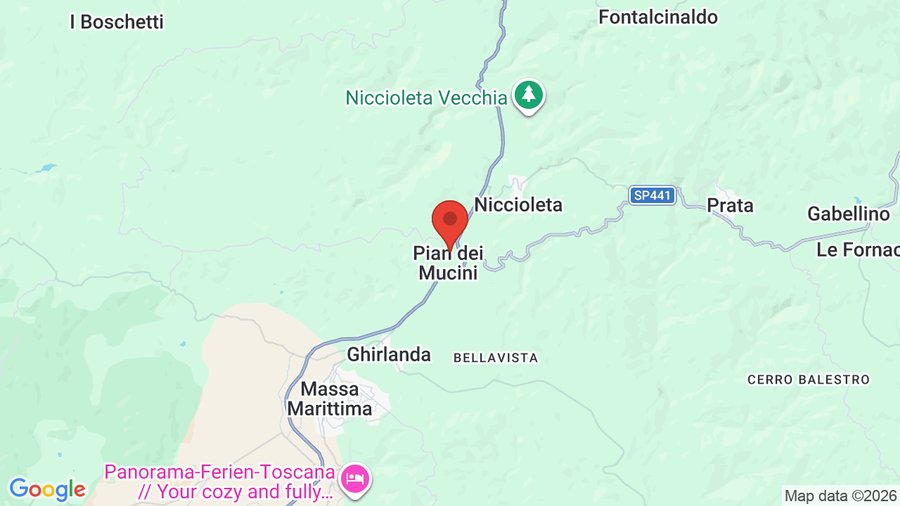 Mappa Pian dei Mucini Resort