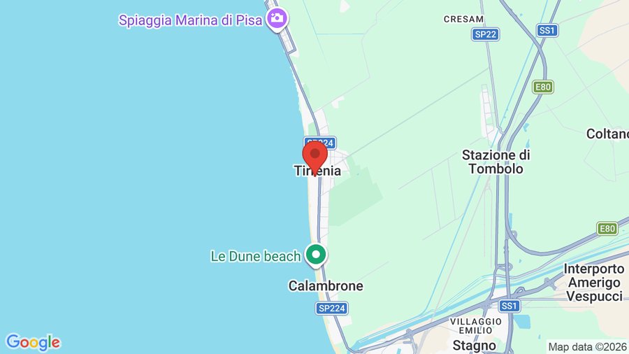 Mappa Grand Hotel Continental