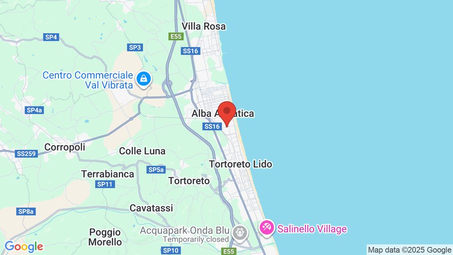 Mappa Hotel Eva