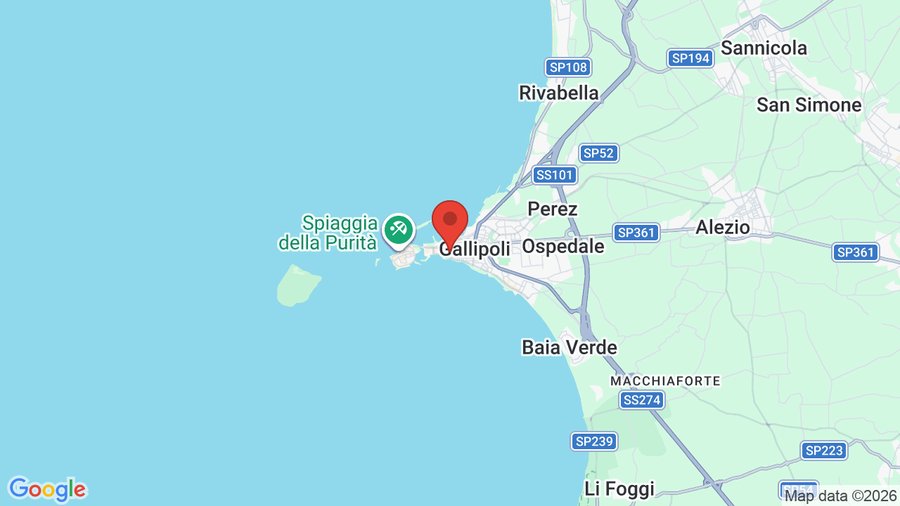 Mappa Hotel 33 Baroni