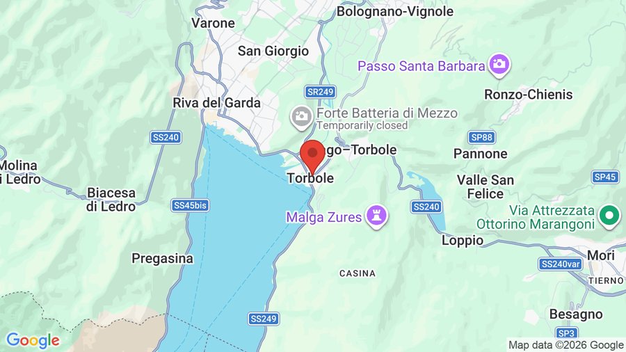 Mappa Caravel Bike Hotel