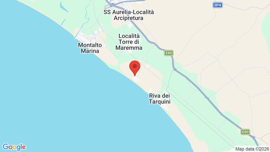 Mappa California Camping Village