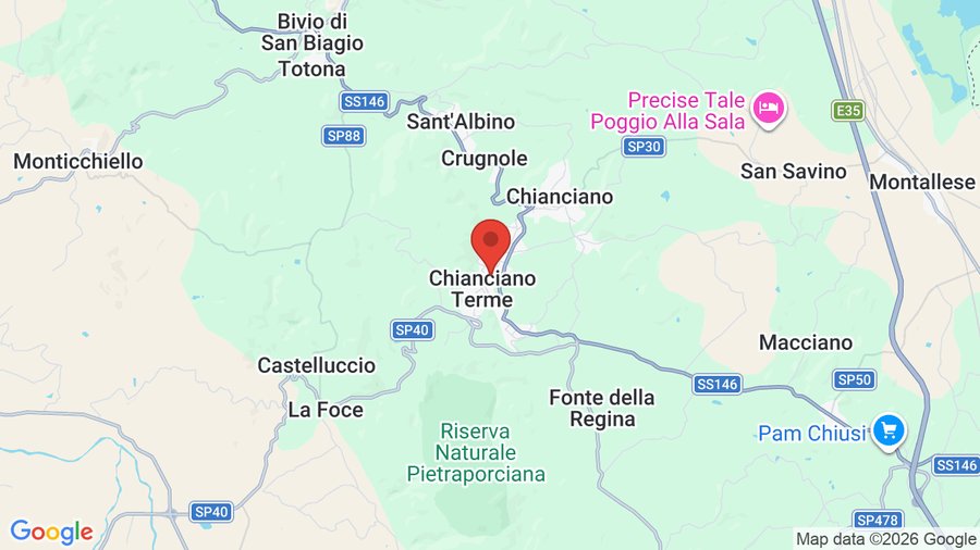 Mappa Hotel Cristallo