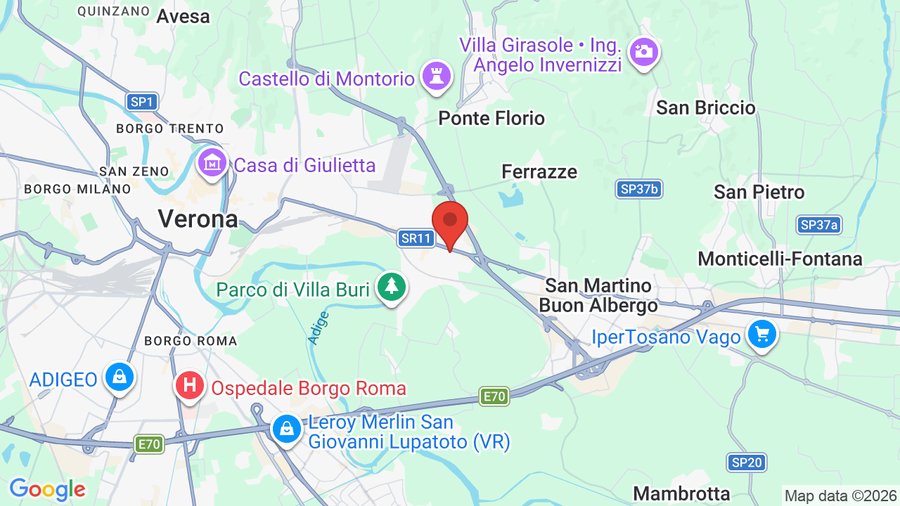 Mappa Cavallo Hotel Verona Est