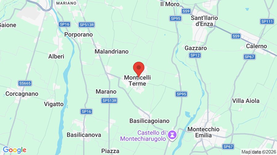 Mappa Hotel delle Rose Terme & Wellness Spa