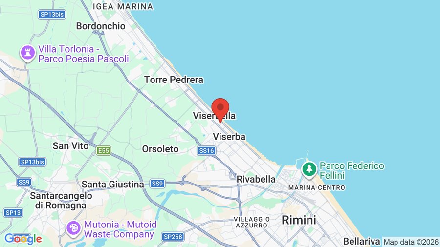 Mappa Hotel Avana Mare