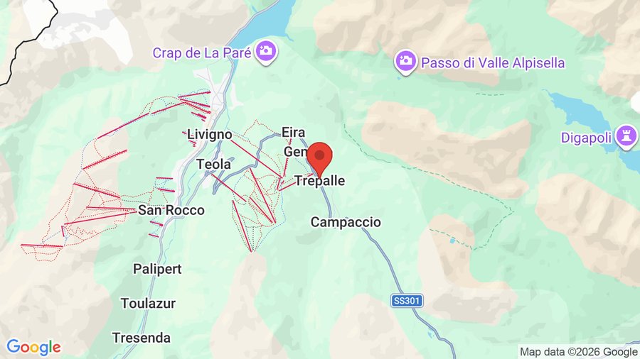Mappa Alpinea Appartamenti