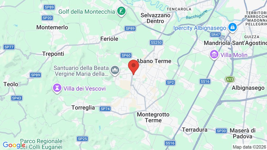 Mappa Hotel AbanoRitz