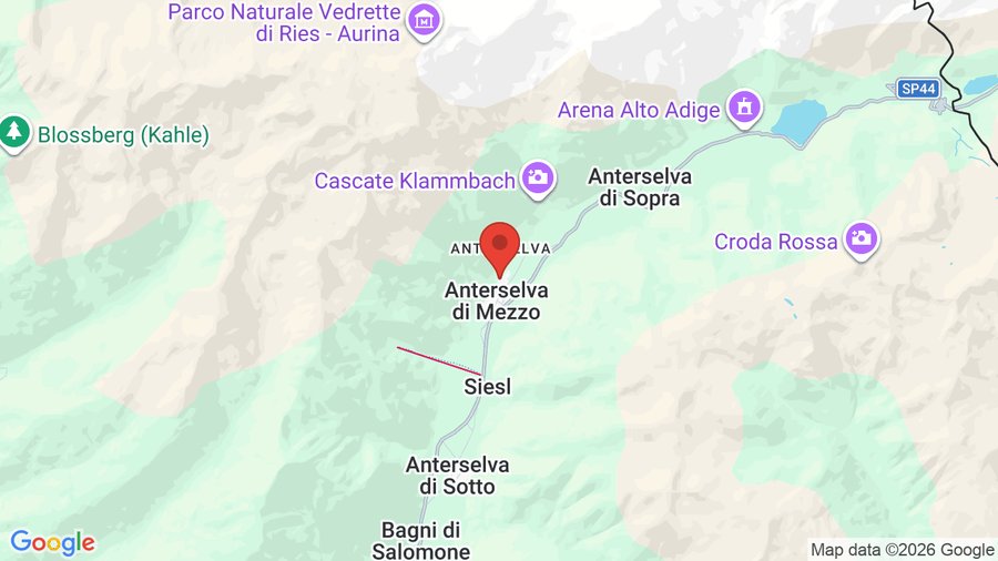 Mappa Amus Chalets Dolomites