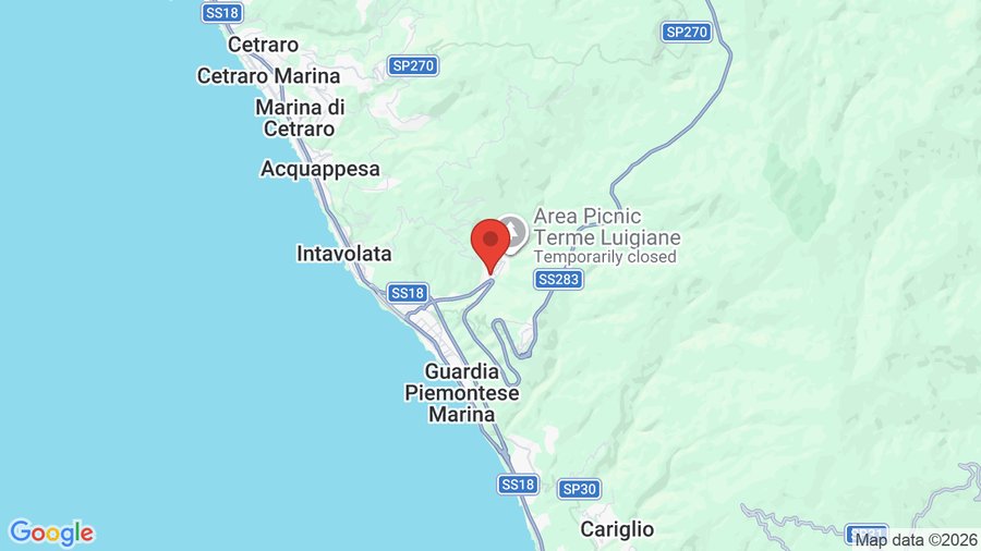 Mappa Grand Hotel delle Terme Luigiane