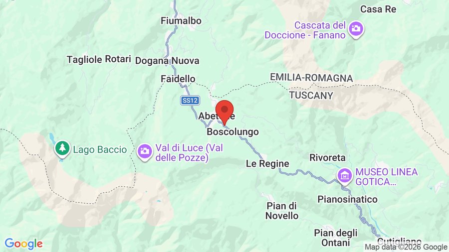 Mappa HG Hotel Abetone e Piramidi
