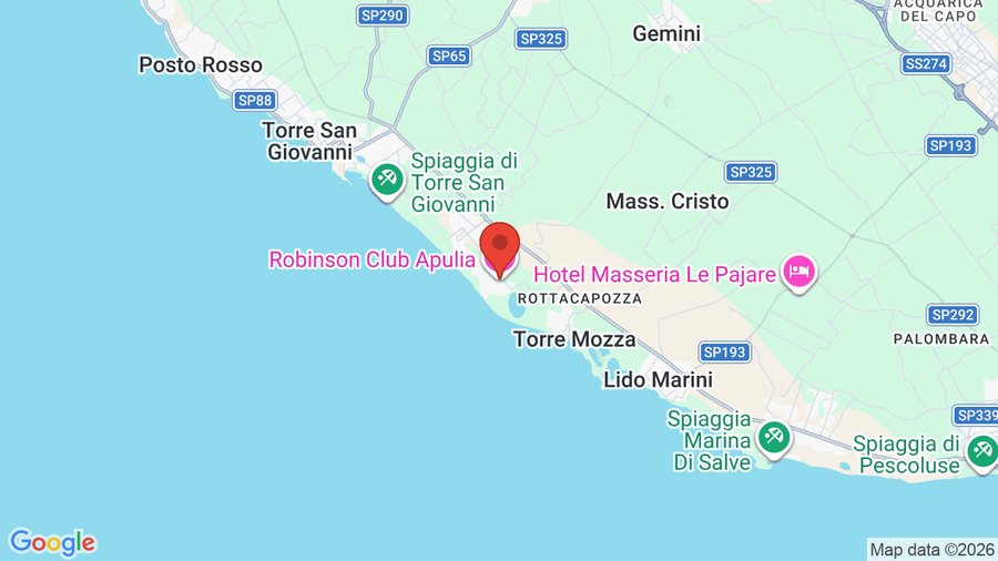 Mappa Robinson Apulia