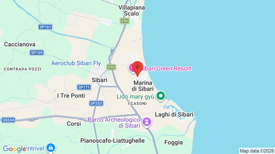 Mappa Minerva Club Resort Golf & SPA