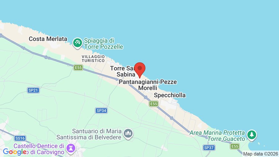 Mappa Hotel Club Santa Sabina